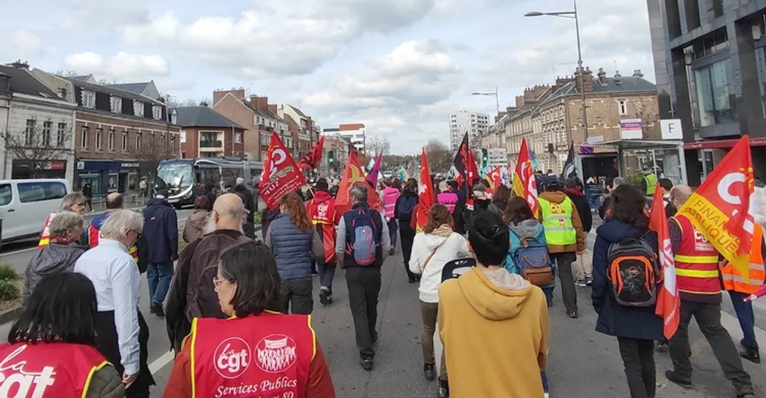 Manifestation à Amiens