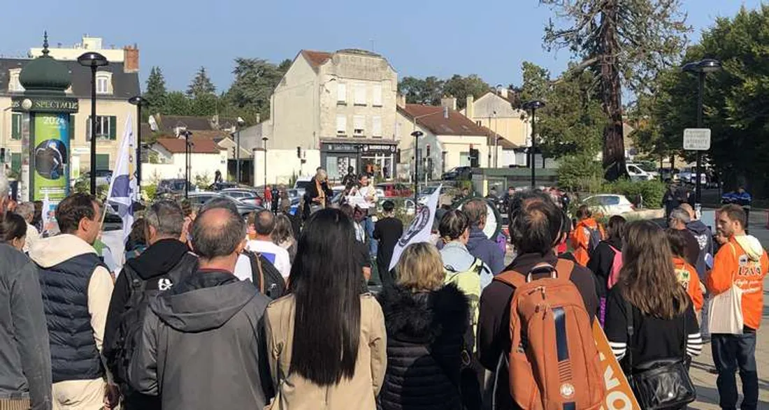 Manifestation anti-chasse à Rambouillet