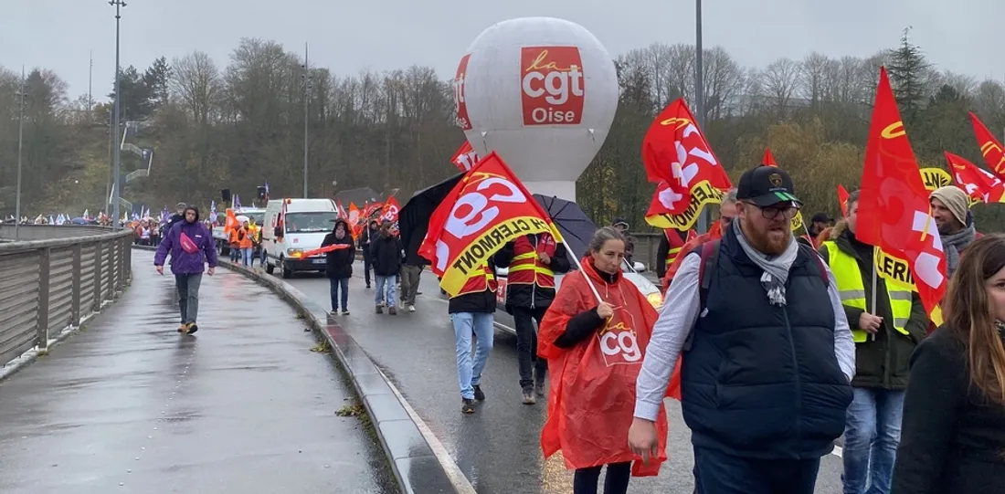 Manifestation à Beauvais le 05/12/2024