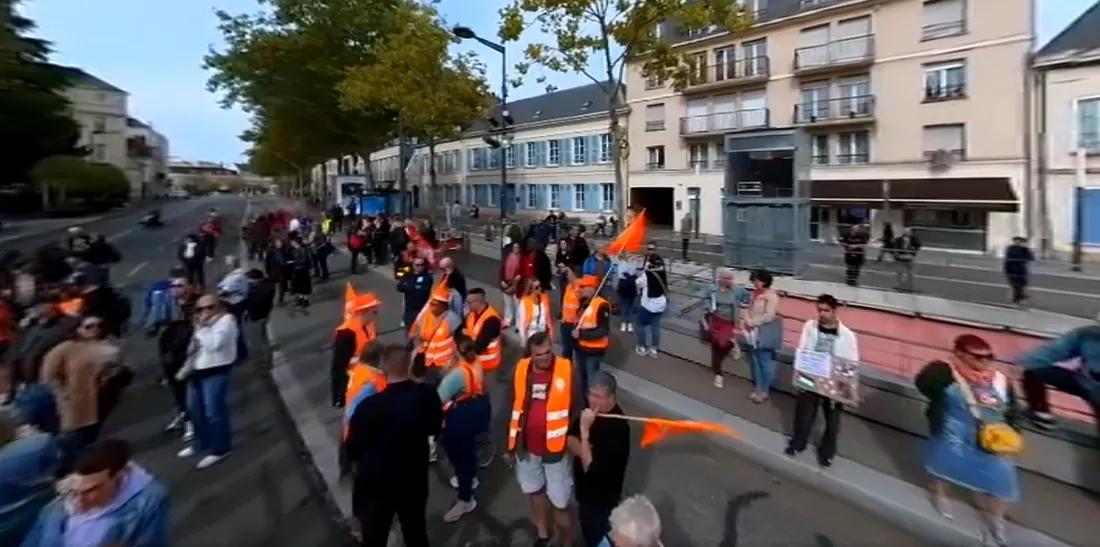 Manifestation à Chartres le 02/10/2025