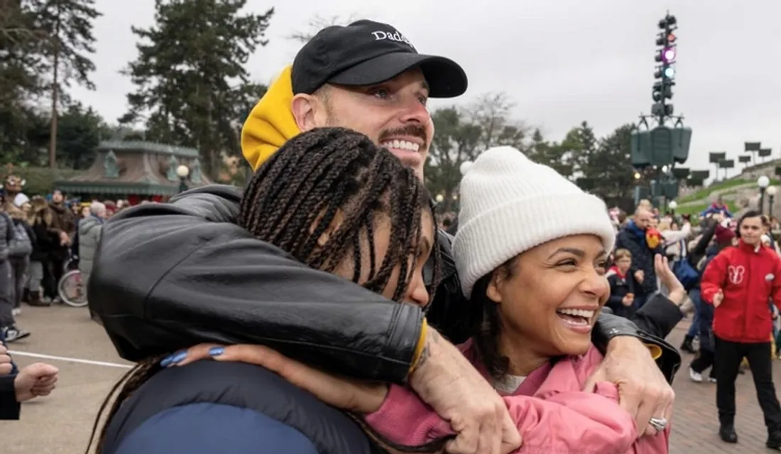 Matt Pokora et sa famille