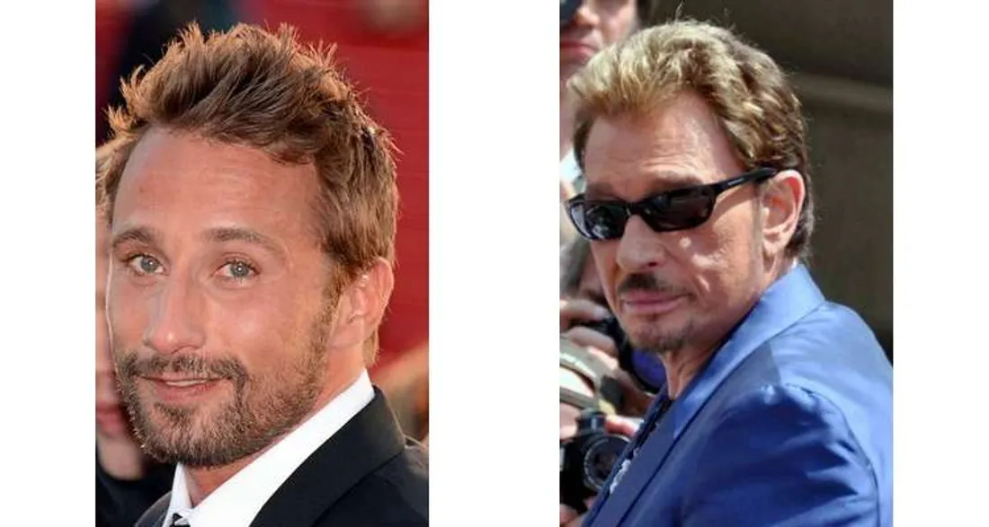 Matthias Schoenaerts et Johnny Hallyday