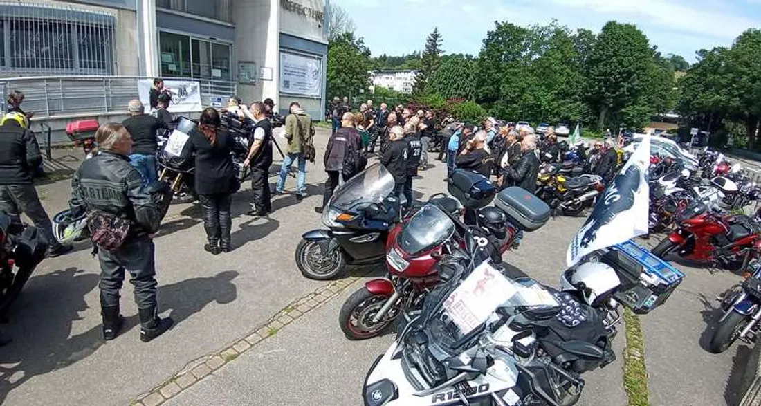Motards en colère à Beauvais