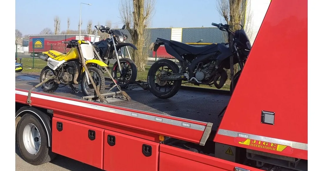 Motocross confisquées