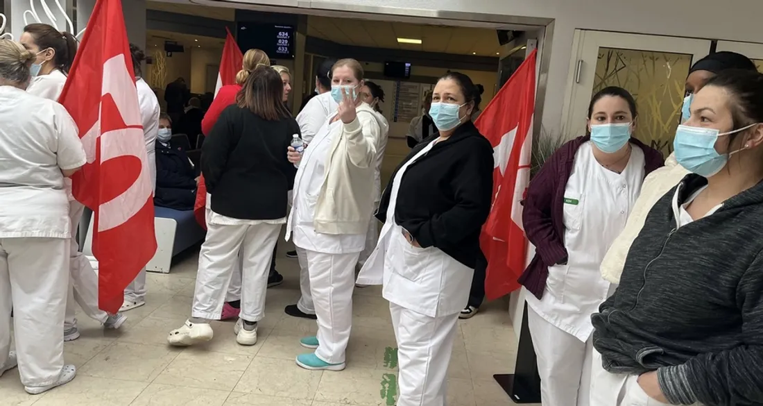 Mouvement à l'hôpital de Dreux