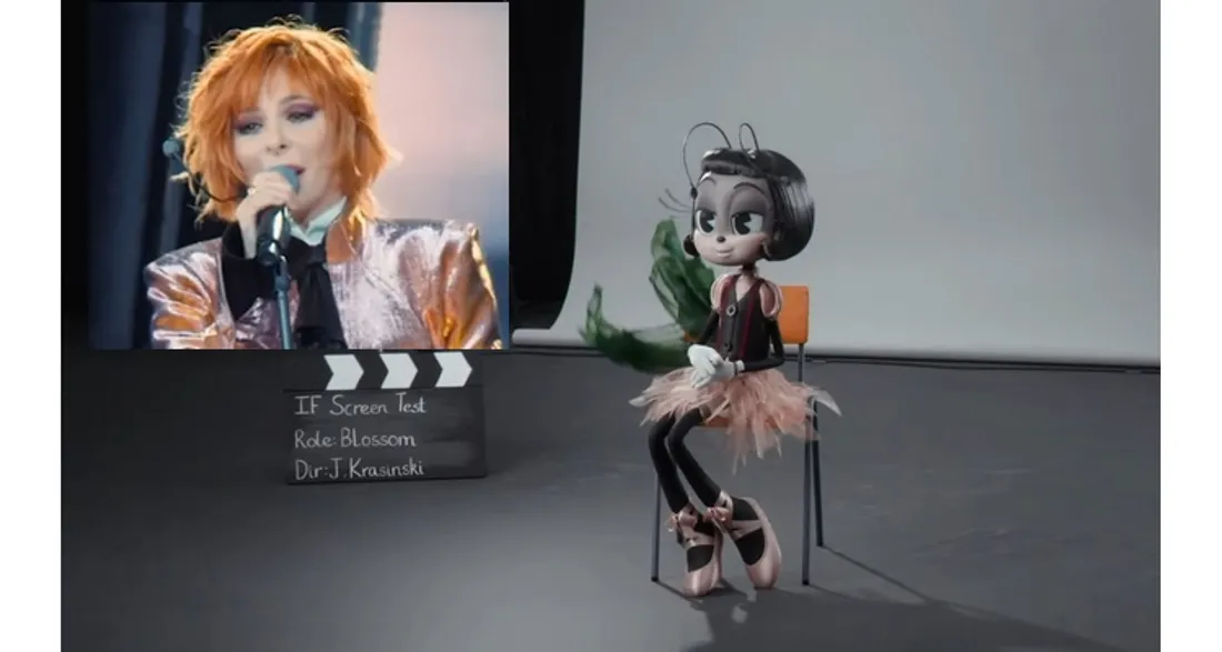Mylène Farmer donne sa voix à Blossom