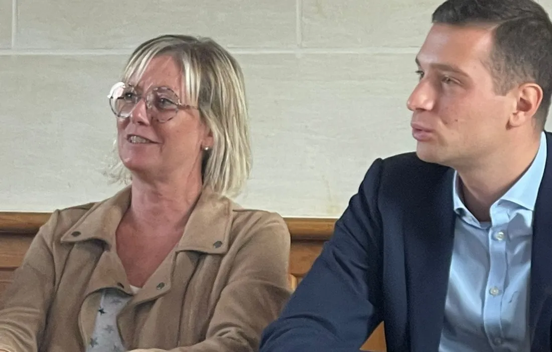 Mylène Troszczynski et Jordan Bardella