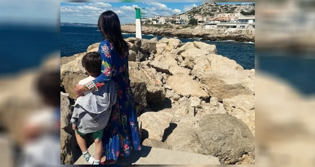 Nolwenn Leroy et son fils Marin