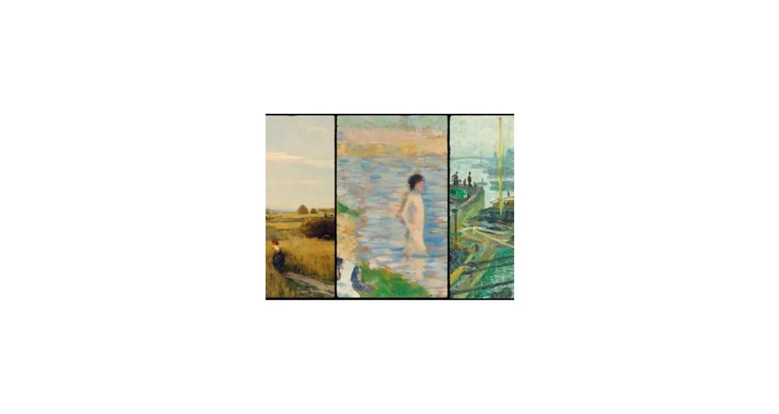 Peintures de Daubigny, Seurat, et Monet