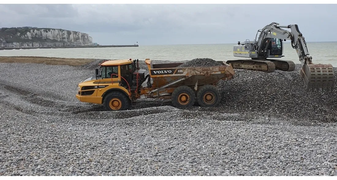 Opération de redistribution de galets