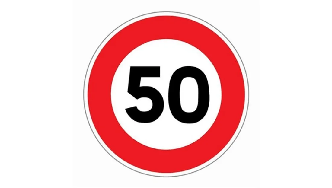 Panneau 50 km/h