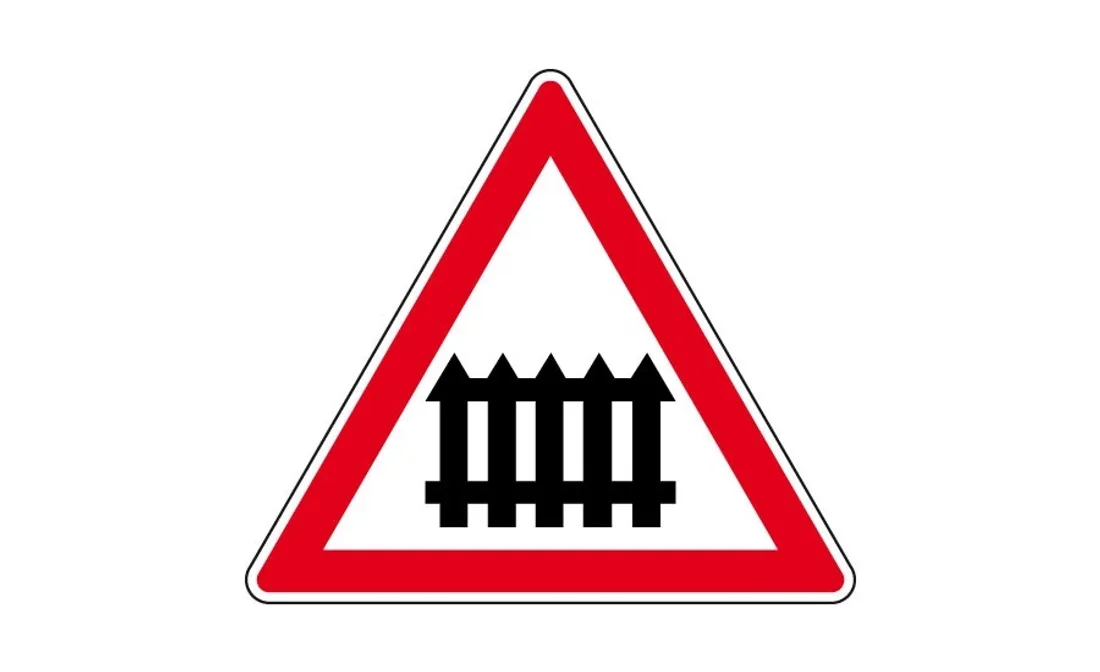 Panneau de passage à niveau