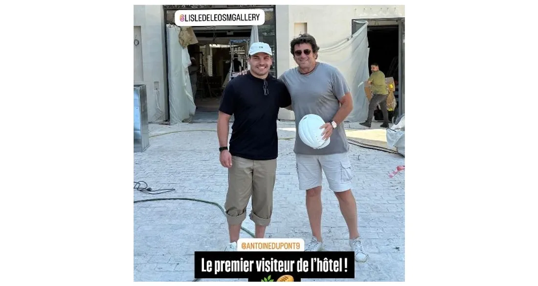 Patrick Bruel et Antoine Dupont