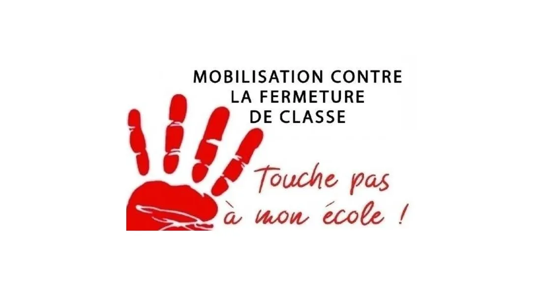 Mobilisation contre une fermeture de classe