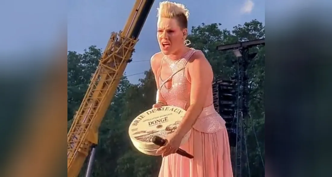 Pink avec un Brie de Meaux