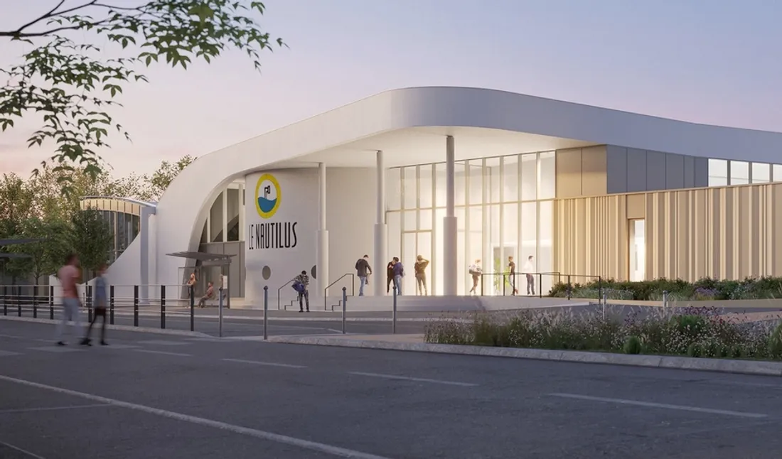 Piscine Le Nautilus après les travaux