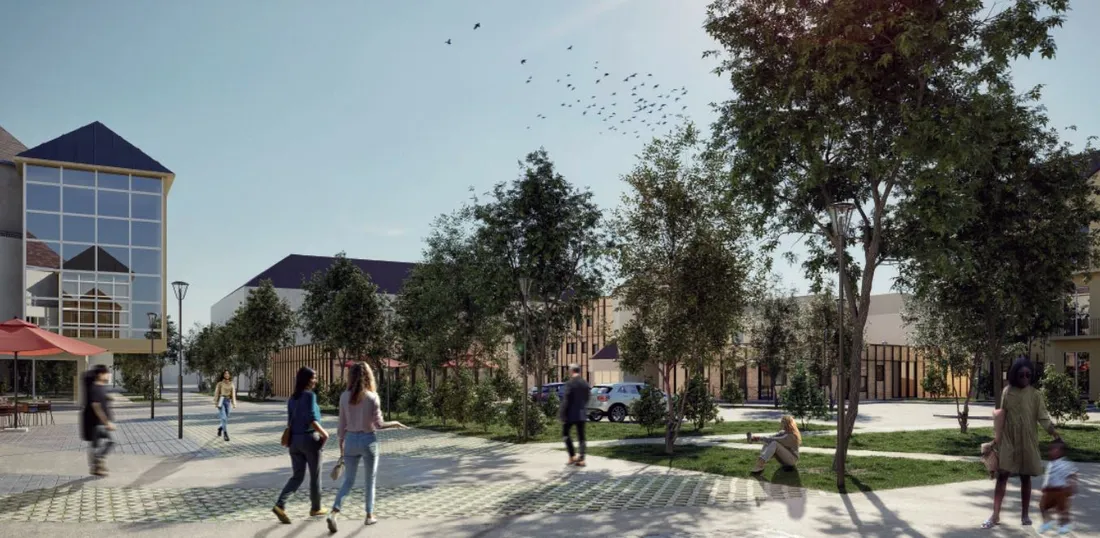 Projet d'aménagement de la place du Colombier