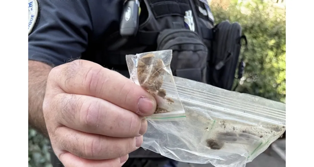 Brigade des stupéfiants en intervention