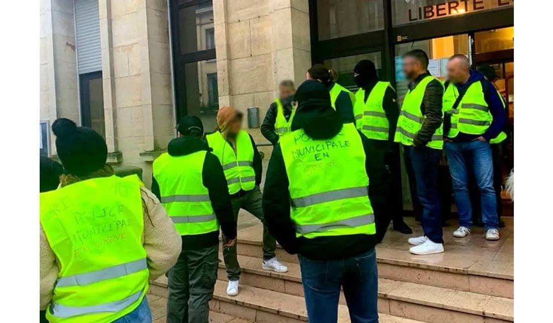 Policiers en grève à Beauvais