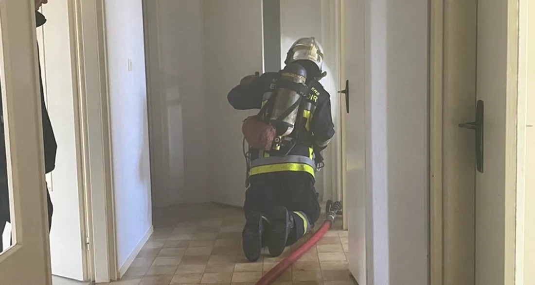 Entraînement de pompiers