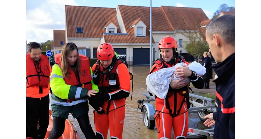 Pompiers en intervention dans le Pas-de-Calais