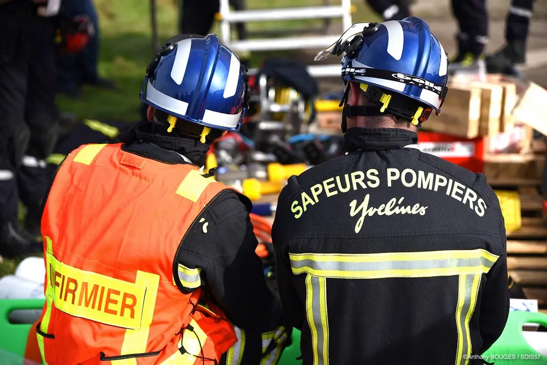 Pompiers des Yvelines en intervention