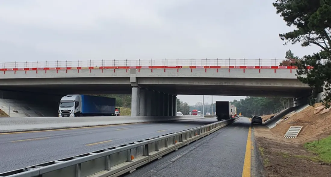 Eco-pont en construction près de Senlis