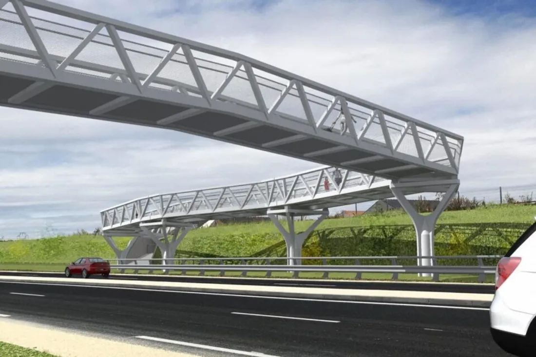Futur pont au-dessus de la RD1605