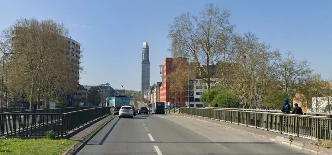 Pont du boulevard Beauvillé à Amiens