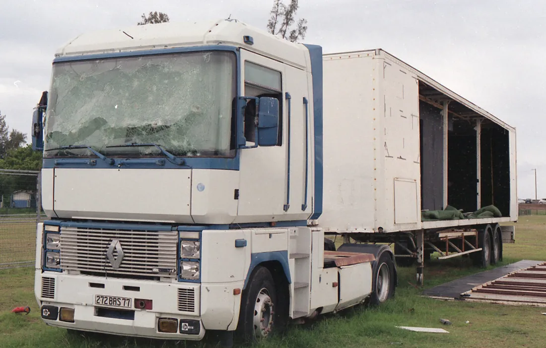 Camion abandonné