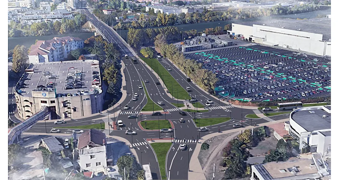 Futur carrefour des RD190 et RD30 à Poissy