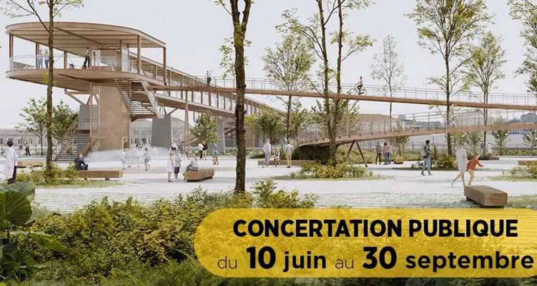 Projet de passerelle ferroviaire