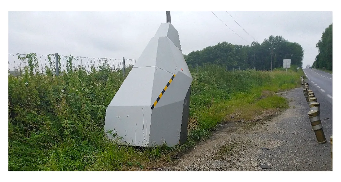 Radar renversé sur la RD1004