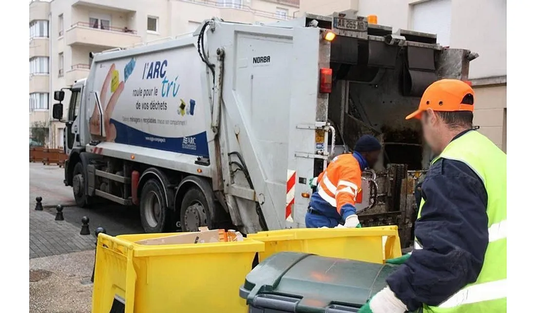 Ramassage des ordures à Compiègne