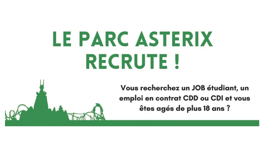 Recrutement au Parc Astérix