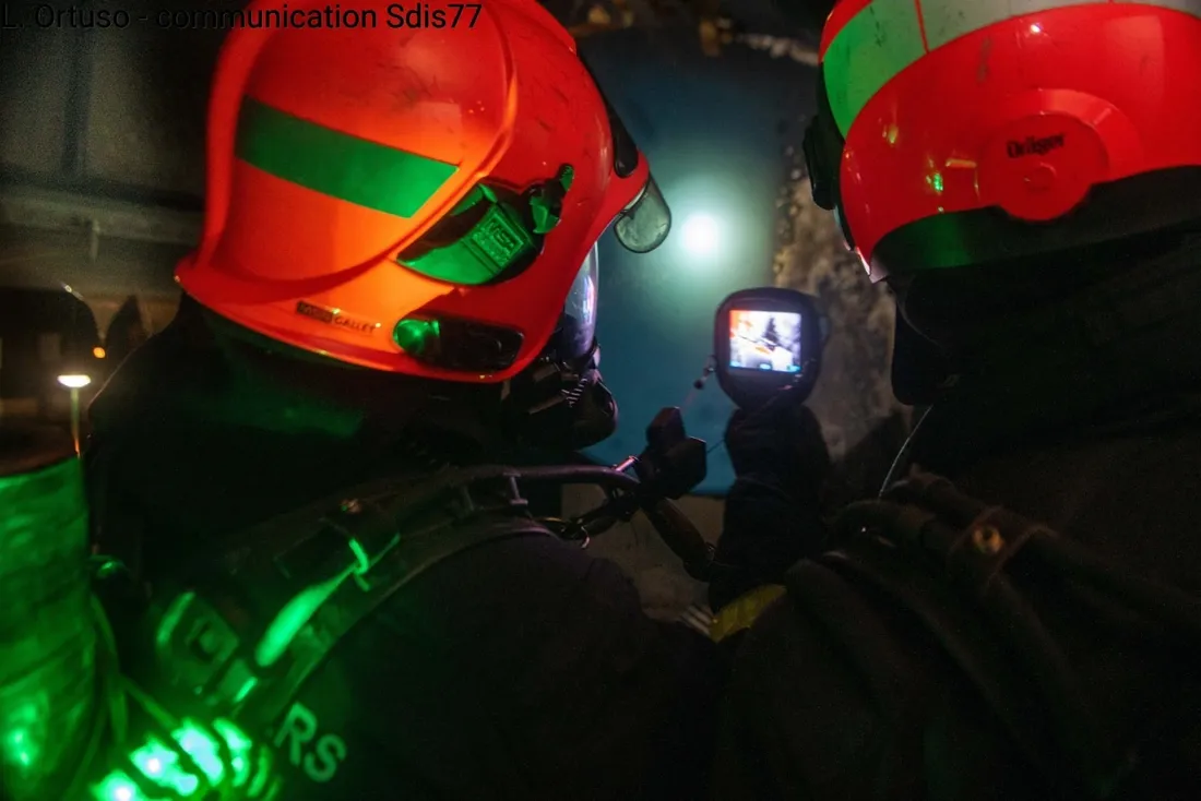 Pompiers en intervention