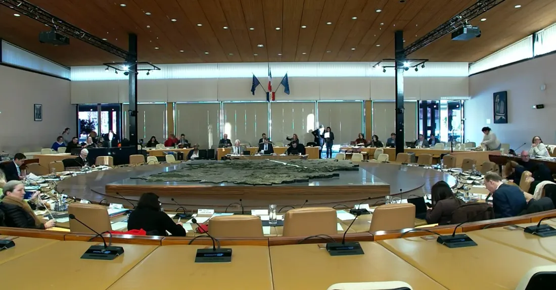 Séance au conseil départementale de l'Essonne