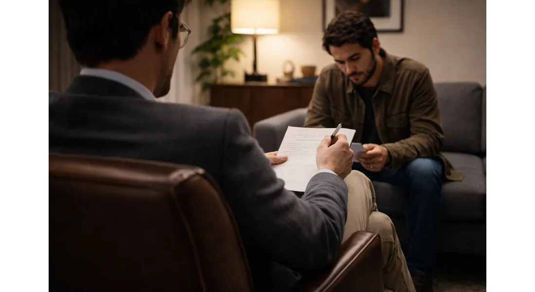 Séance chez le psychiatre