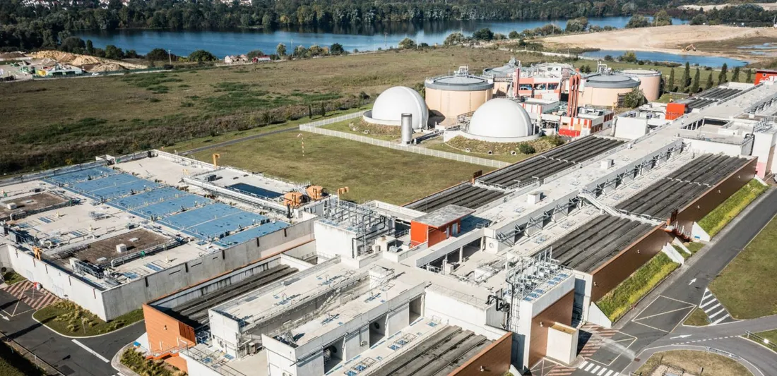 Site du SIAAP à Achères-en-Yvelines