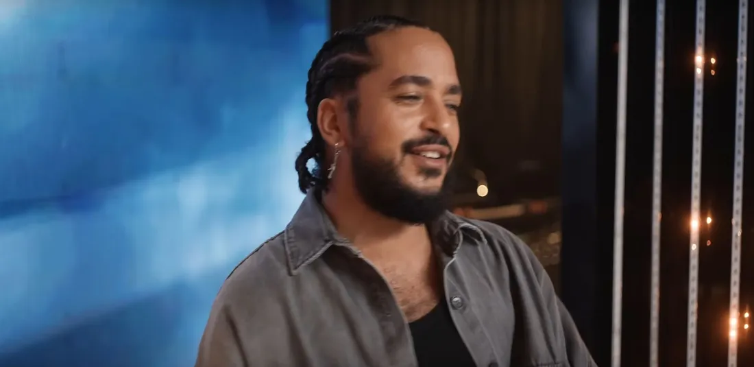 Slimane dans le clip de "Jusqu'au dernier"