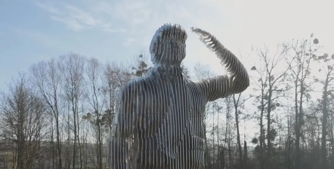 Statue de l'Aviateur à Épagne-Épagnette