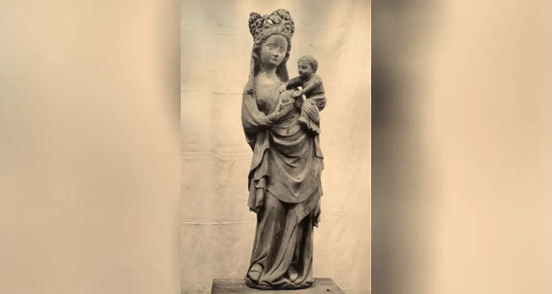 Statuette de la vierge retrouvée