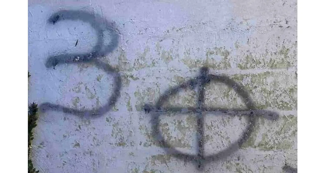 Tag néonazi à Creil