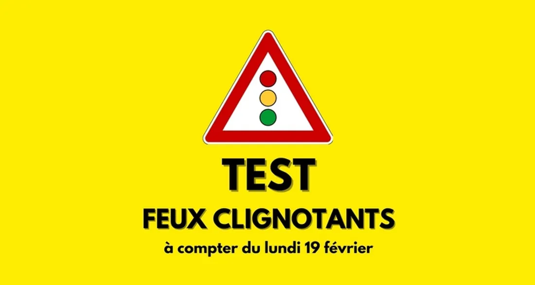 Test de feux clignotants