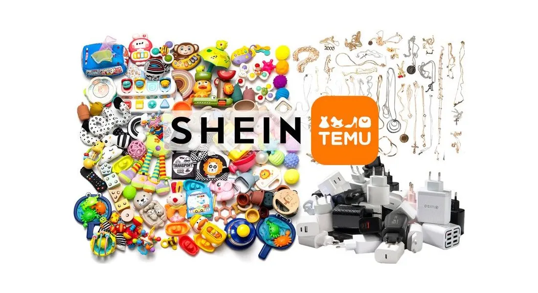 Produits Shein et Temu