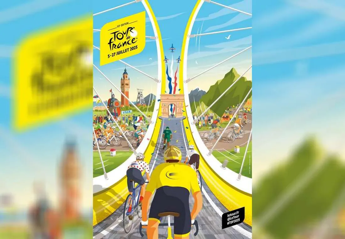 Affiche du Tour de France 2025