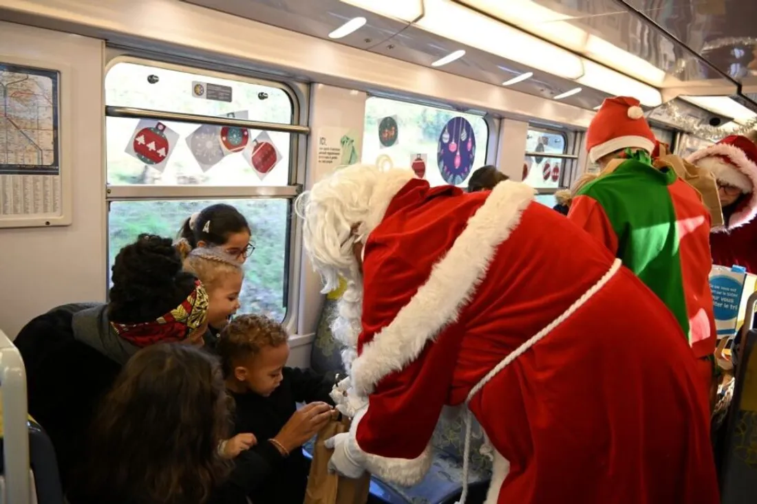 Petit train de Noël