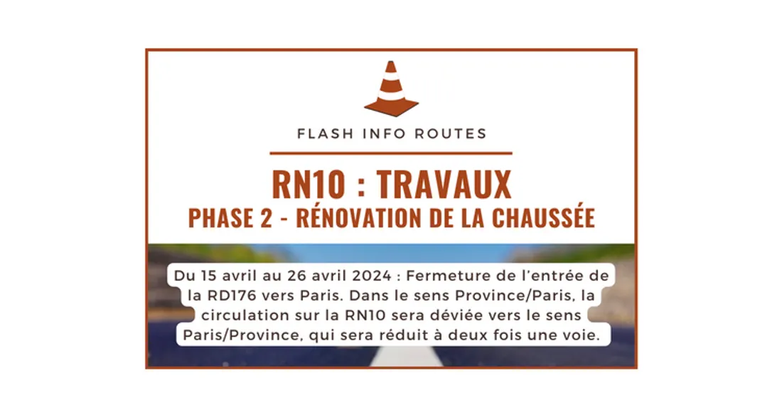 Travaux RN10