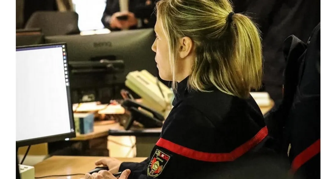 Pompière du SDIS 80