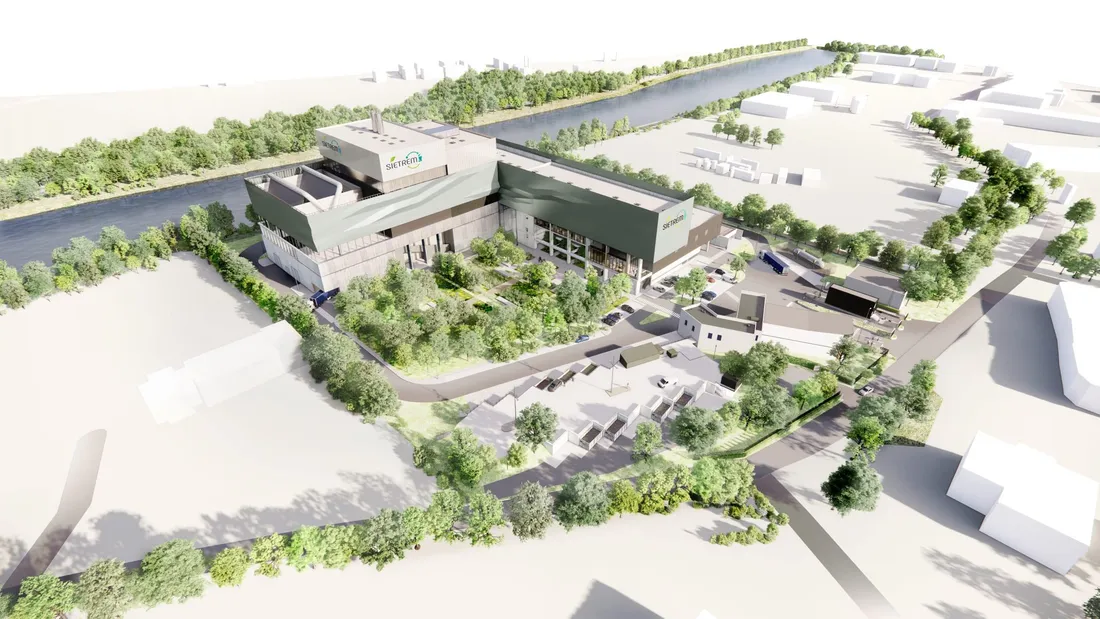 La future usine Paprec à Saint-Thibault-des-Vignes